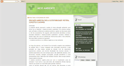 Desktop Screenshot of educacaoambiental2008.blogspot.com