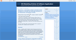 Desktop Screenshot of gismodel.blogspot.com