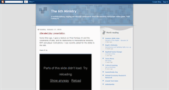Desktop Screenshot of ministry6.blogspot.com