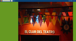 Desktop Screenshot of elclubdelteatro.blogspot.com