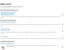 Tablet Screenshot of bola-lover.blogspot.com