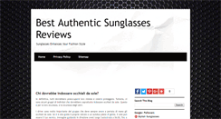 Desktop Screenshot of bestauthenticsunglassesreviews.blogspot.com