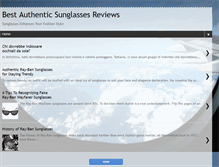 Tablet Screenshot of bestauthenticsunglassesreviews.blogspot.com