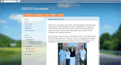 Desktop Screenshot of gse5510australia.blogspot.com