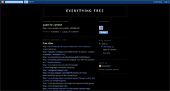 Desktop Screenshot of everythingfreee.blogspot.com