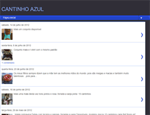 Tablet Screenshot of cantinho-azul.blogspot.com