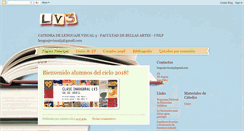 Desktop Screenshot of lenguajevisual3.blogspot.com