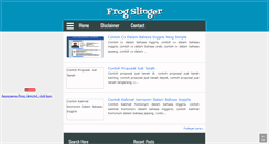 Desktop Screenshot of frogslinger.blogspot.com