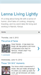 Mobile Screenshot of lennalivinglight.blogspot.com