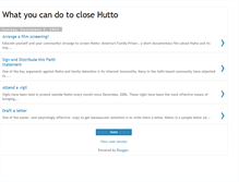 Tablet Screenshot of closehuttonow.blogspot.com