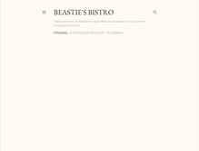 Tablet Screenshot of beastie-bistro.blogspot.com