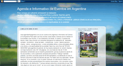 Desktop Screenshot of agendainfoargentina.blogspot.com