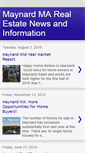 Mobile Screenshot of maynardrealestate.blogspot.com