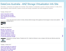 Tablet Screenshot of datacore-anz-storage-virtualisation.blogspot.com