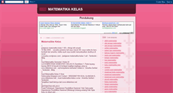 Desktop Screenshot of matematikakelas.blogspot.com