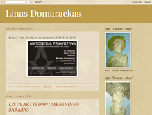 Tablet Screenshot of linasdomarackas.blogspot.com