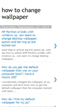 Mobile Screenshot of howtochangewallpaper.blogspot.com