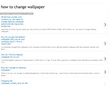Tablet Screenshot of howtochangewallpaper.blogspot.com