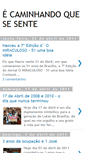 Mobile Screenshot of caminhandoquesesente.blogspot.com