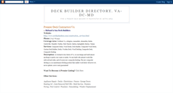 Desktop Screenshot of deckbuilderdirectory.blogspot.com