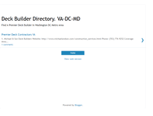 Tablet Screenshot of deckbuilderdirectory.blogspot.com