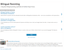 Tablet Screenshot of bilingualparenting.blogspot.com