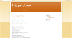 Desktop Screenshot of happyspine.blogspot.com