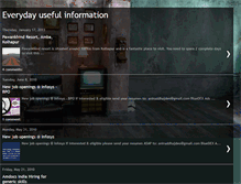 Tablet Screenshot of everydayusefulinformation.blogspot.com