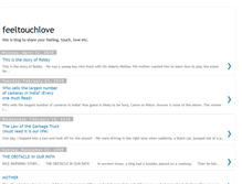 Tablet Screenshot of feeltouchlove.blogspot.com