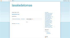 Desktop Screenshot of lasaladetomas.blogspot.com