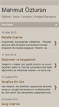 Mobile Screenshot of mahmutozturan.blogspot.com