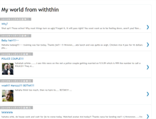 Tablet Screenshot of myworldfromwithin.blogspot.com