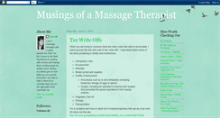 Desktop Screenshot of massagetherapistdanielle.blogspot.com