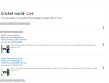 Tablet Screenshot of manik-crecketworld-t20.blogspot.com