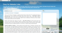 Desktop Screenshot of diary4websitelinks.blogspot.com