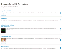 Tablet Screenshot of ilmanualedellinformatica.blogspot.com