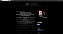 Desktop Screenshot of deanine.blogspot.com