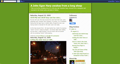 Desktop Screenshot of johneganharp.blogspot.com