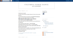 Desktop Screenshot of columbiagorgedanceacademy.blogspot.com