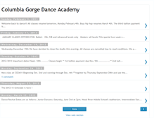 Tablet Screenshot of columbiagorgedanceacademy.blogspot.com