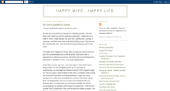 Desktop Screenshot of happywifehappylife.blogspot.com