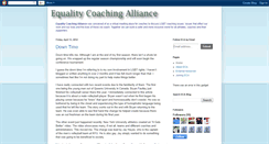 Desktop Screenshot of equalitycoachingalliance.blogspot.com