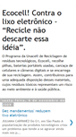Mobile Screenshot of ecocellcontraolixoeletronico.blogspot.com