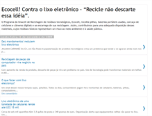 Tablet Screenshot of ecocellcontraolixoeletronico.blogspot.com