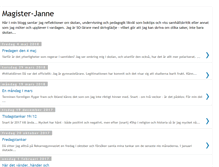 Tablet Screenshot of magister-janne.blogspot.com