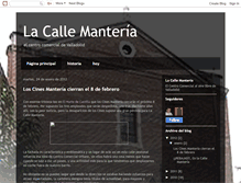 Tablet Screenshot of calle-manteria.blogspot.com