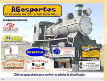 Tablet Screenshot of agesportes.blogspot.com