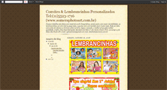 Desktop Screenshot of convitelembrancinha.blogspot.com