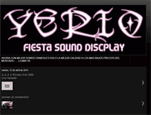 Tablet Screenshot of fiestasound-fiestasound.blogspot.com