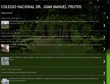 Tablet Screenshot of colegionacionaldrjuanmanuelfrutos.blogspot.com